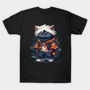 blue cat T-Shirt